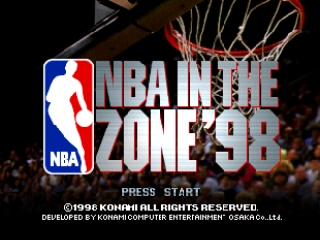 NBA in the Zone '98 (Japan) Title Screen